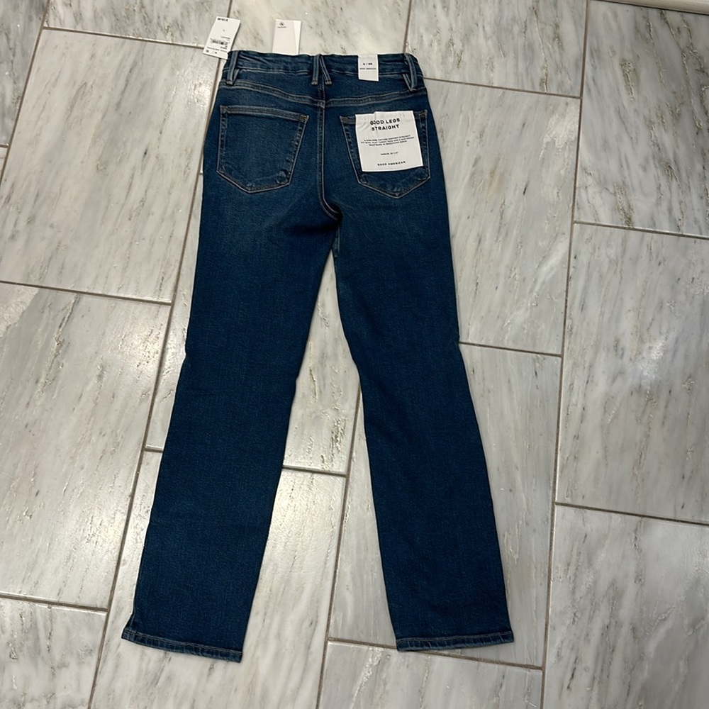 Good American Good legs straight jeans - Picture 3 of 5